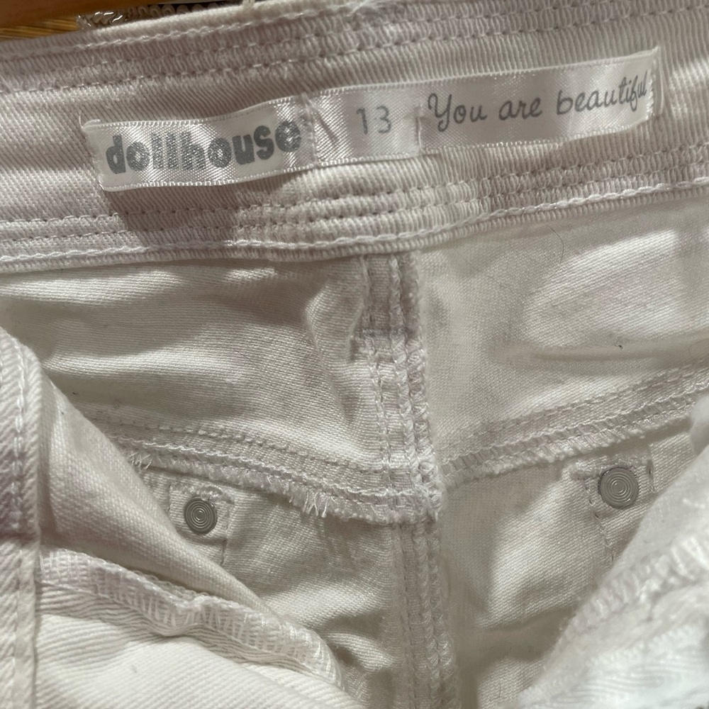DOLLHOUSE WHITE DENIM - Picture 3 of 9